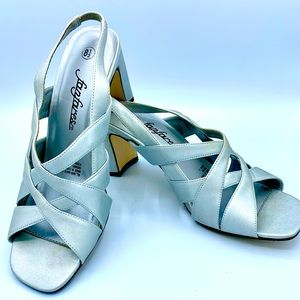 Silver 2” Strappy Sandal